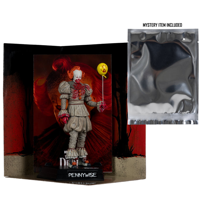 Mcfarlane Movie Maniacs Posed: Welcome To Derry - Pennywise Ensangrentado 6 Pulgadas