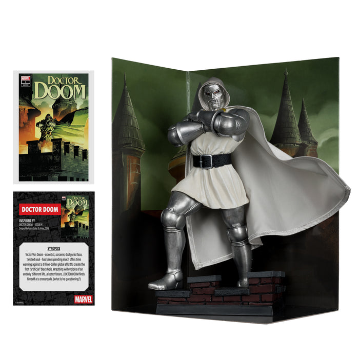 Mcfarlane Marvel Collection: Doctor Doom Num 1 Future Foundation - Doctor Doom Gold Label Escala 1/6