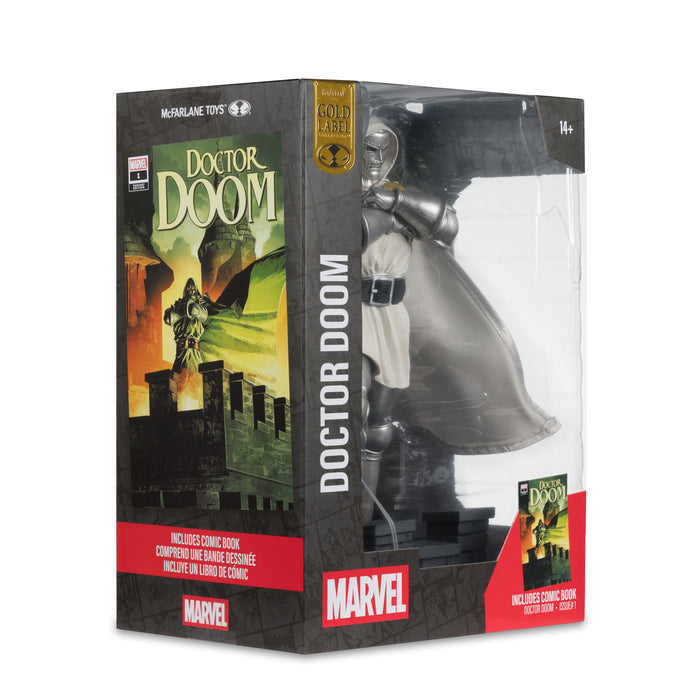 Mcfarlane Marvel Collection: Doctor Doom Num 1 Future Foundation - Doctor Doom Gold Label Escala 1/6