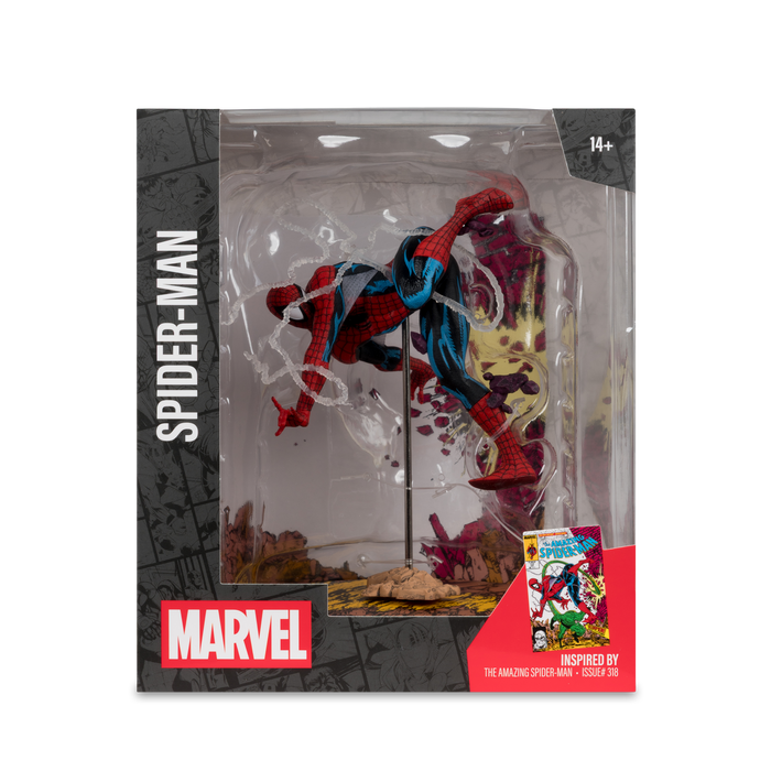 Mcfarlane Marvel Collection: Amazing Spider-Man Num 318 - Spider-Man Escala 1/10