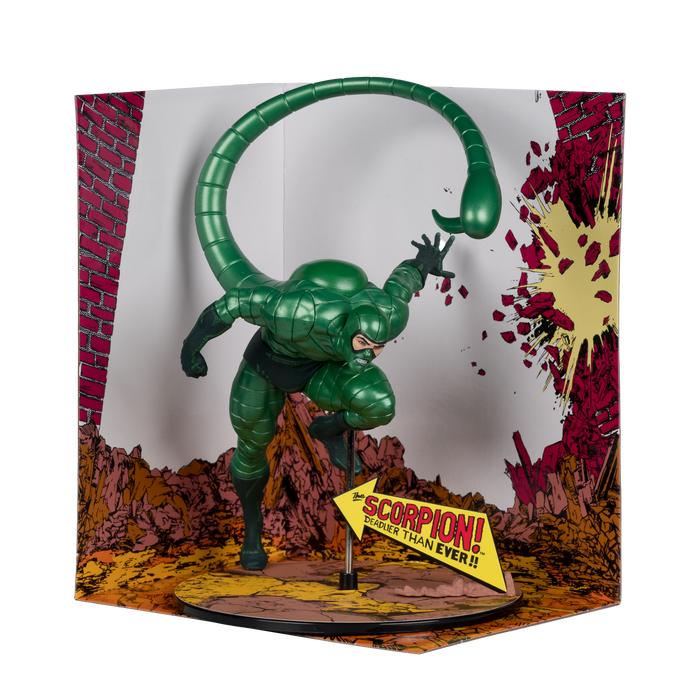 Mcfarlane Marvel Collection: Amazing Spider-Man Num 318 - Scorpion Metallic Gold Label Escala 1/10