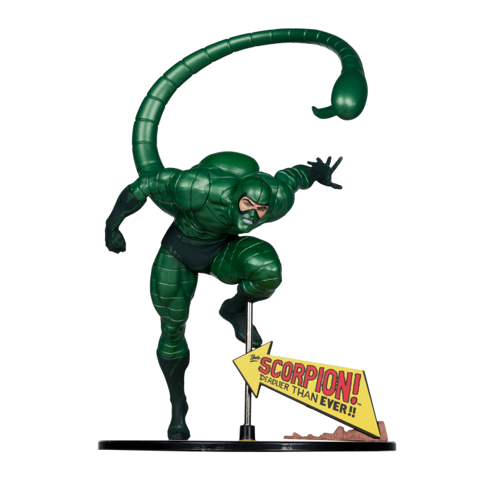 Mcfarlane Marvel Collection: Amazing Spider-Man Num 318 - Scorpion Metallic Gold Label Escala 1/10