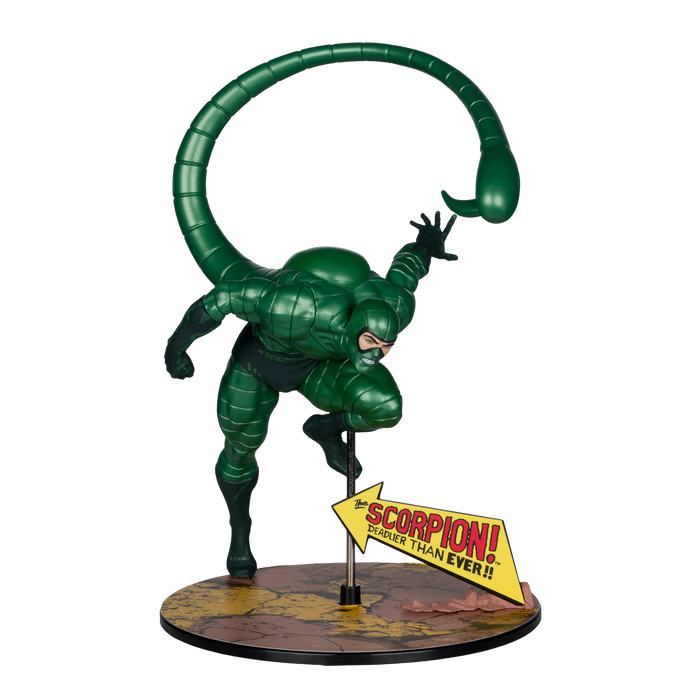 Mcfarlane Marvel Collection: Amazing Spider-Man Num 318 - Scorpion Metallic Gold Label Escala 1/10