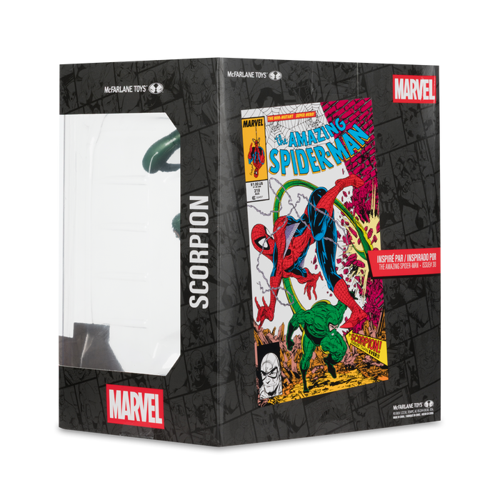 Mcfarlane Marvel Collection: Amazing Spider-Man Num 318 - Scorpion Metallic Gold Label Escala 1/10