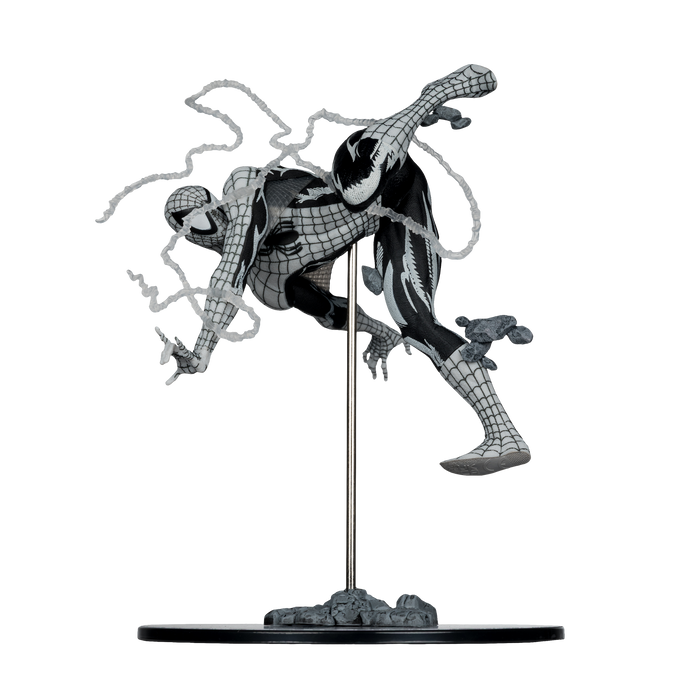 Mcfarlane Marvel Collection: Amazing Spider-Man Num 318 - Spider-Man Line Art Gold Label Escala 1/10