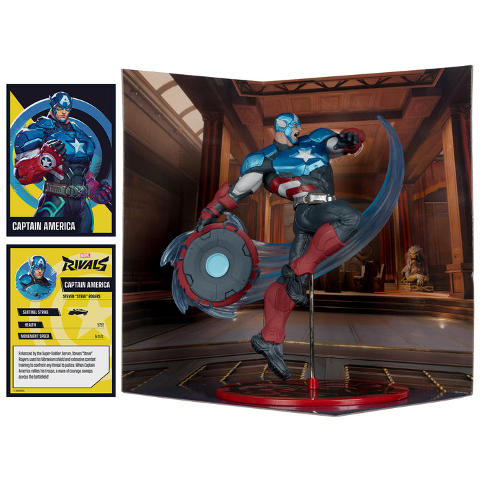 Mcfarlane Marvel Rivals Collection: Capitan America Escala 1/10