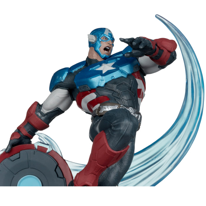 Mcfarlane Marvel Rivals Collection: Capitan America Escala 1/10