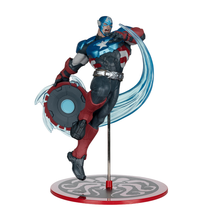 Mcfarlane Marvel Rivals Collection: Capitan America Escala 1/10