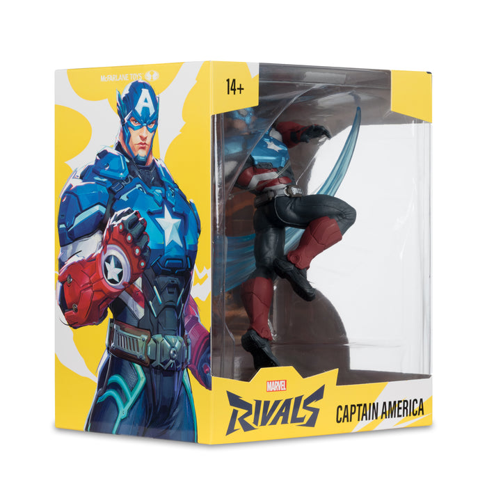 Mcfarlane Marvel Rivals Collection: Capitan America Escala 1/10