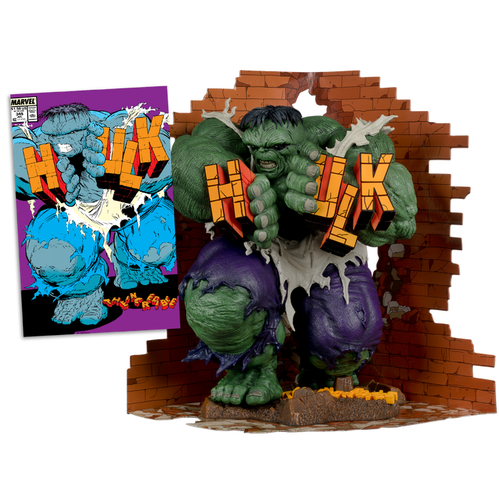 Mcfarlane Marvel Collection: The Incredible Hulk Num 345 - Hulk Variant Gold Label Escala 1/6