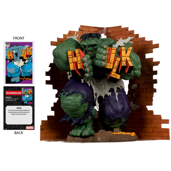 Mcfarlane Marvel Collection: The Incredible Hulk Num 345 - Hulk Variant Gold Label Escala 1/6
