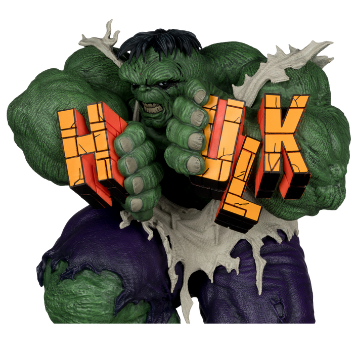 Mcfarlane Marvel Collection: The Incredible Hulk Num 345 - Hulk Variant Gold Label Escala 1/6