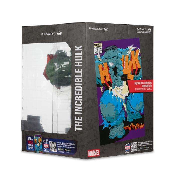 Mcfarlane Marvel Collection: The Incredible Hulk Num 345 - Hulk Variant Gold Label Escala 1/6