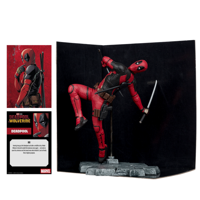 Mcfarlane Marvel Studios Collection: Deadpool y Wolverine - Deadpool Gold Label Escala 1/10