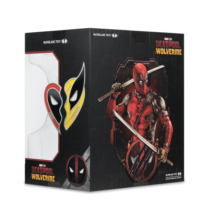 Mcfarlane Marvel Studios Collection: Deadpool y Wolverine - Deadpool Gold Label Escala 1/10