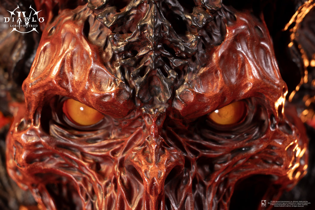 PureArts: Diablo IV Lord of Hatred - Mascara de Mephisto Replica Escala 1/2