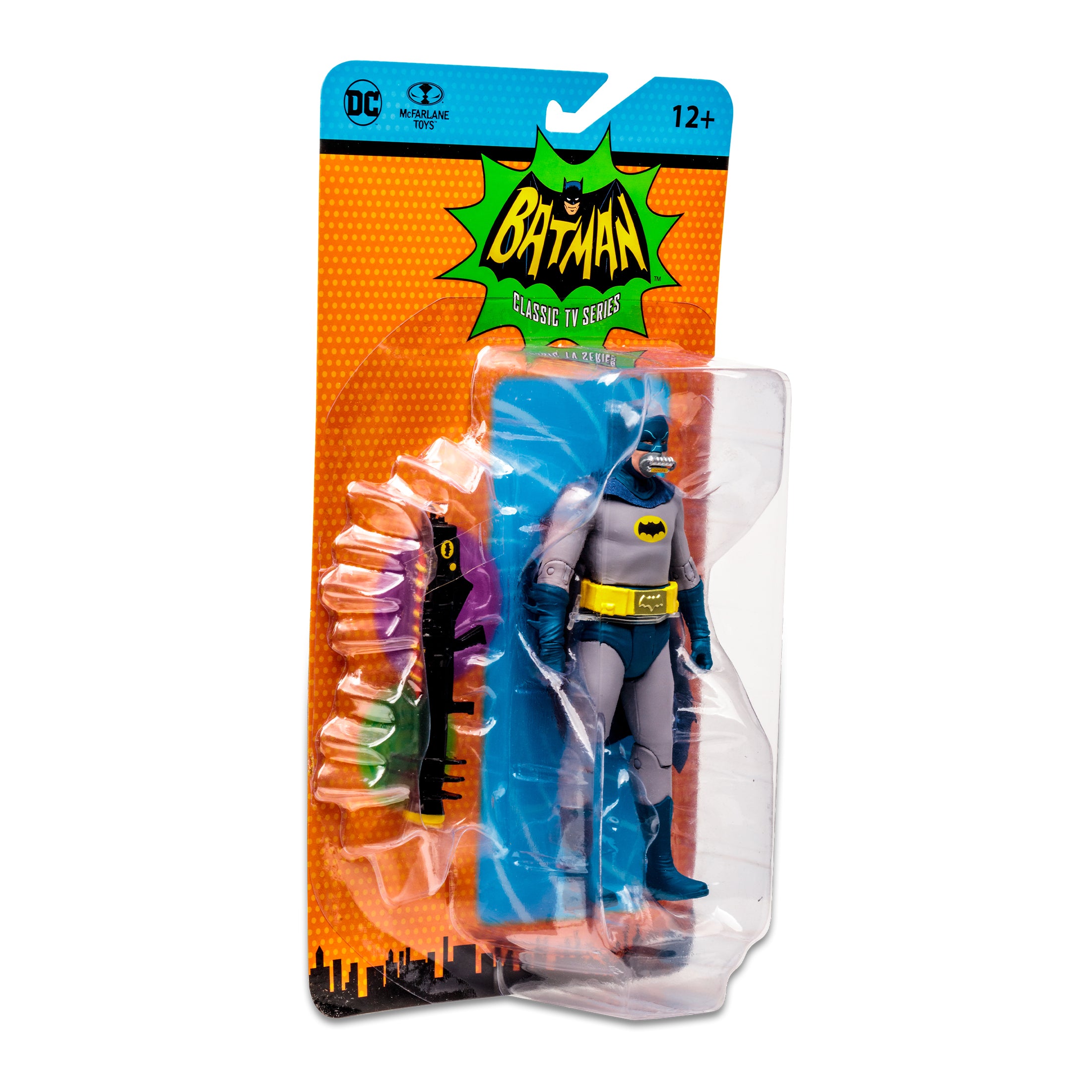 McFarlane DC Retro Figura de Accion: Batman 66 Classic TV Series - Batman Con Mascaras De Oxigeno