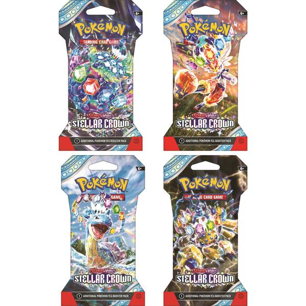 Pokemon TCG Scarlet & Violet: Stellar Crown - Sleeved Booster En Español