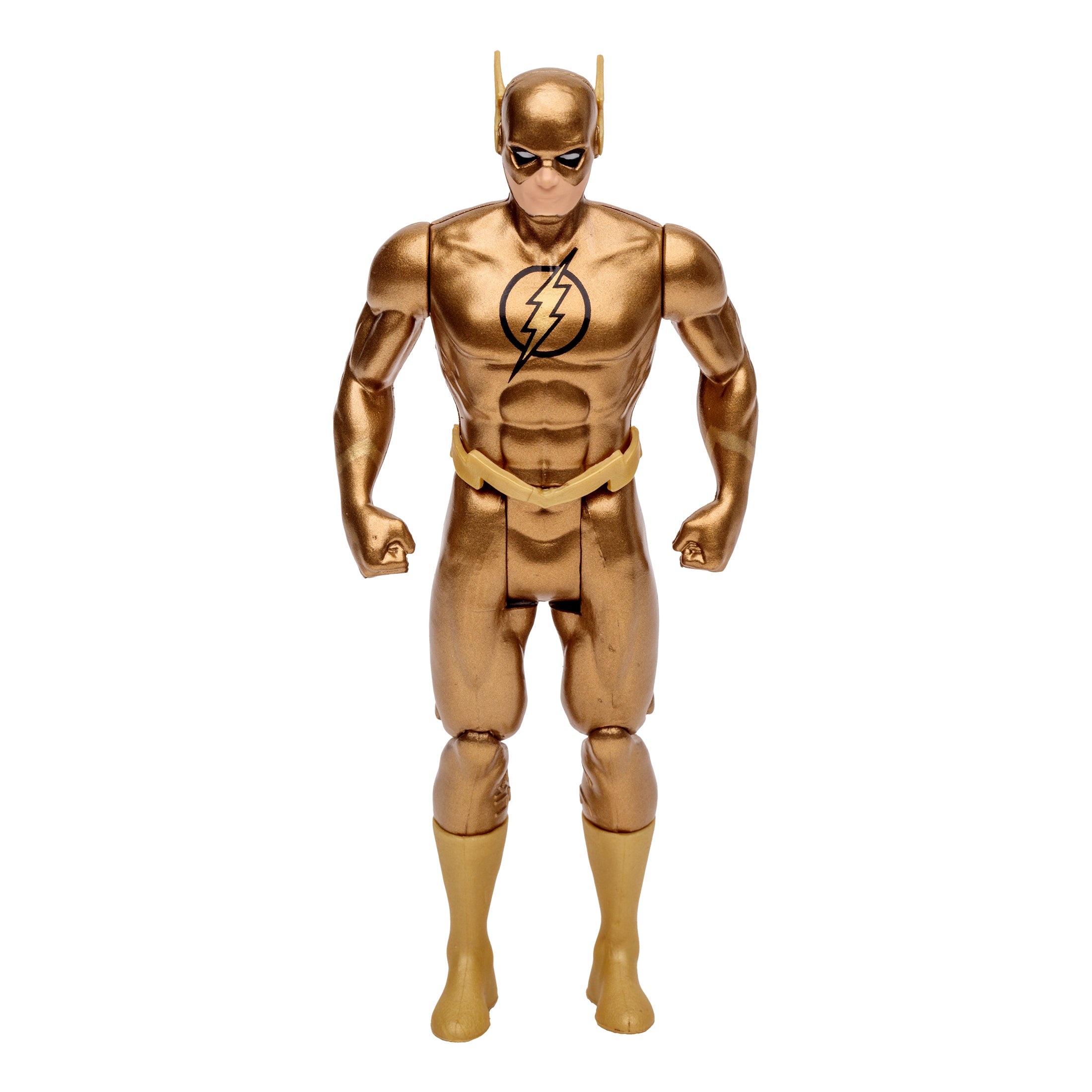 DC Direct Super Powers Figura de Accion: DC Comics The Flash - Flash Gold Variant 4.5 Pulgadas