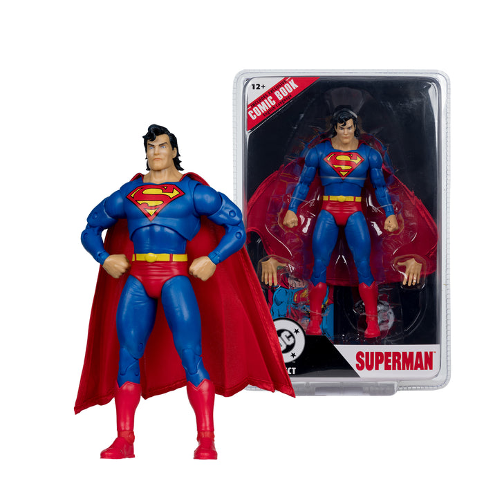 Mcfarlane Dc Direct Figure With Comic: Zero Hour - Superman 7 Pulgadas