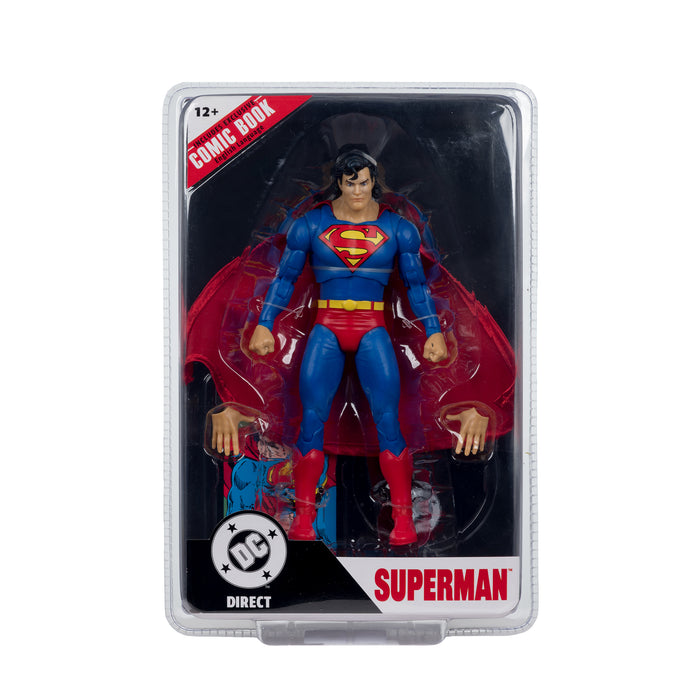 Mcfarlane Dc Direct Figure With Comic: Zero Hour - Superman 7 Pulgadas