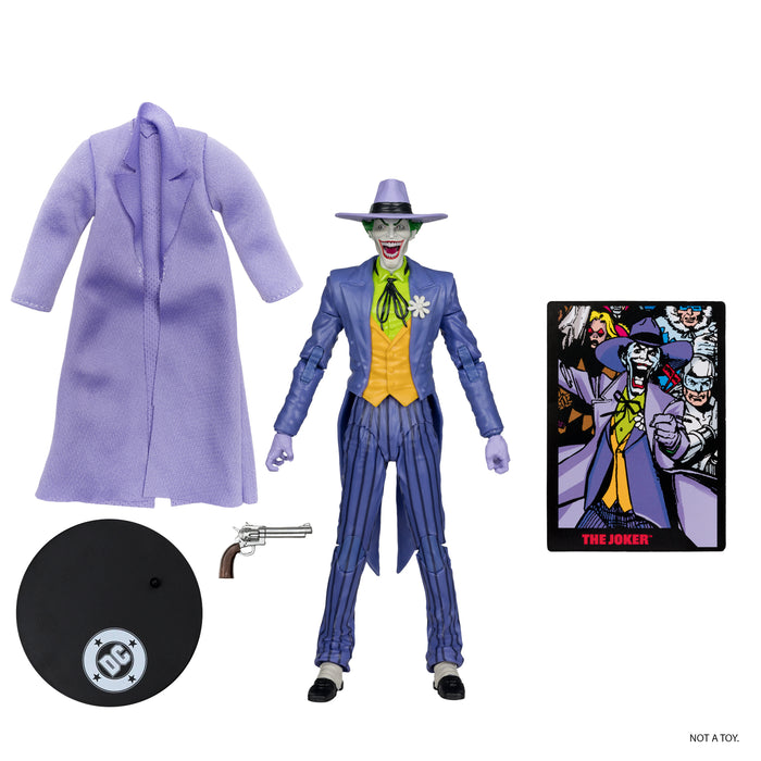 Mcfarlane Dc Direct Figure With Comic: Crisis On Infinite Earths - Joker 7 Pulgadas
