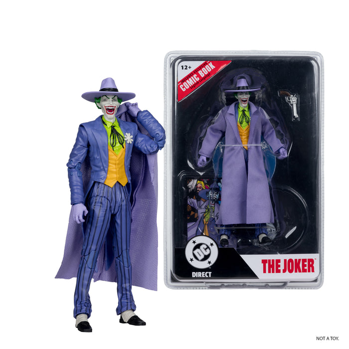 Mcfarlane Dc Direct Figure With Comic: Crisis On Infinite Earths - Joker 7 Pulgadas