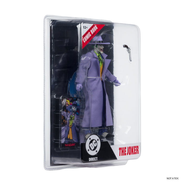Mcfarlane Dc Direct Figure With Comic: Crisis On Infinite Earths - Joker 7 Pulgadas
