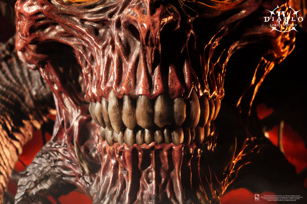 PureArts: Diablo IV Lord of Hatred - Mascara de Mephisto Replica Escala 1/2