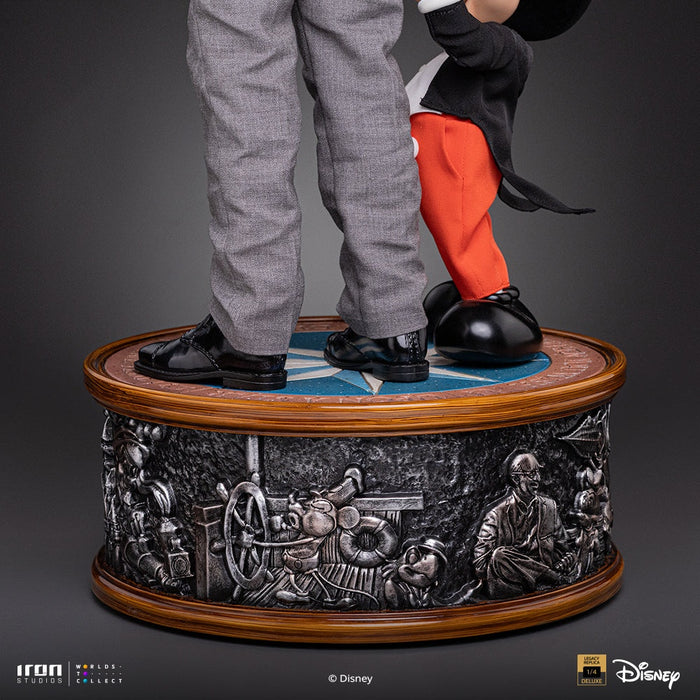 Iron Studios: Clasicos de Disney - Walt Disney y Mickey Mouse Legacy Replica 1/4