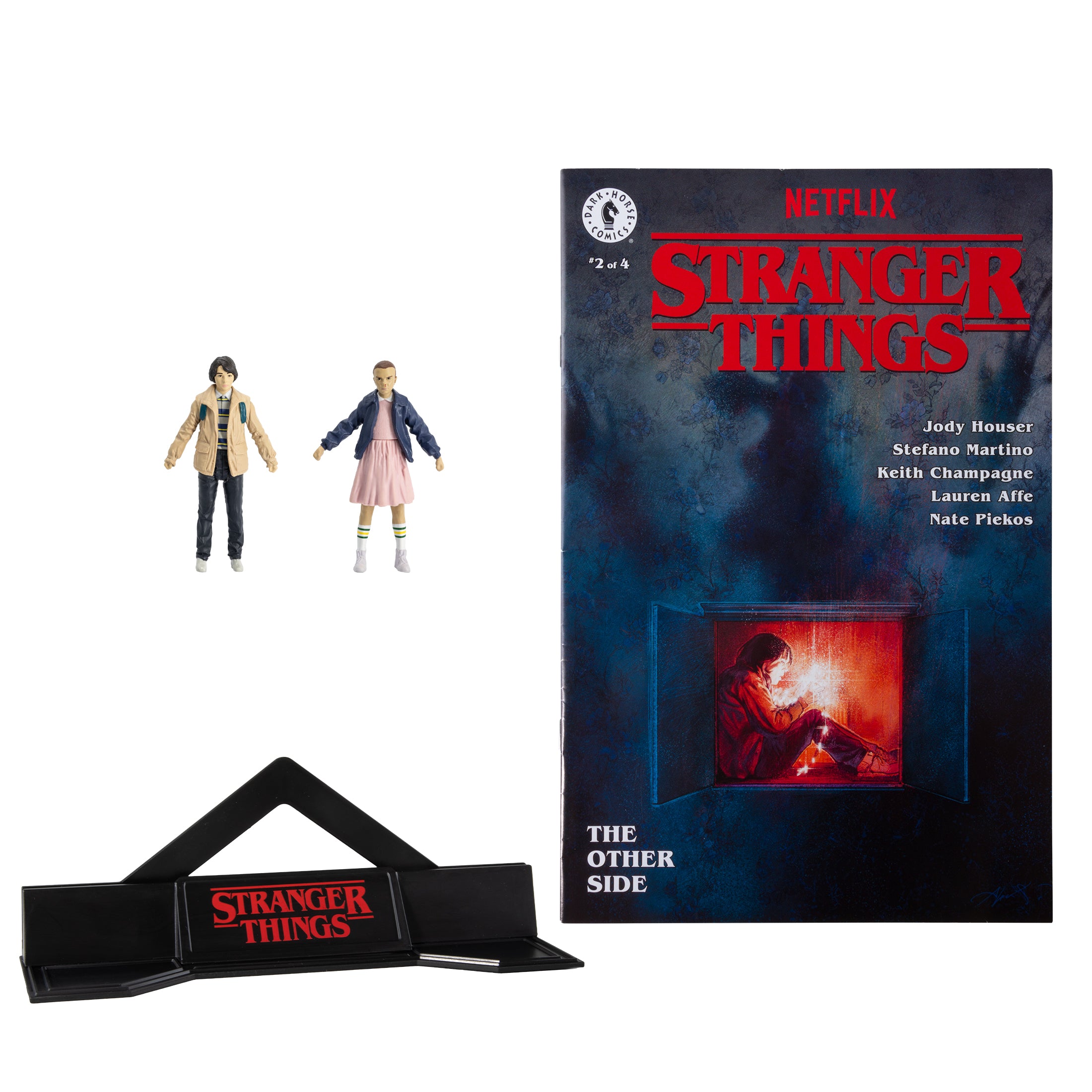 McFarlane Page Punchers: Stranger Things - Eleven Y Mike Wheeler 3 Pulgadas 2 Pack con Comic