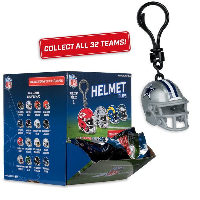 Mcfarlane: NFL Backpack Blind Clips - Helmets - Unitario