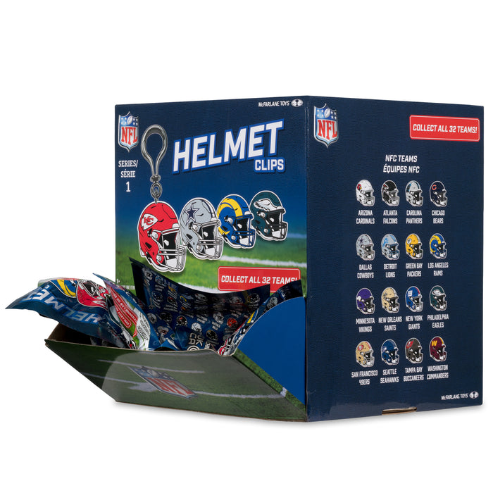 Mcfarlane: NFL Backpack Blind Clips - Helmets - Unitario