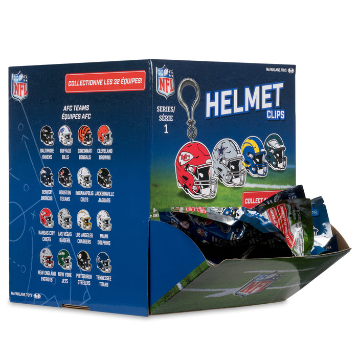 Mcfarlane: NFL Backpack Blind Clips - Helmets - Unitario