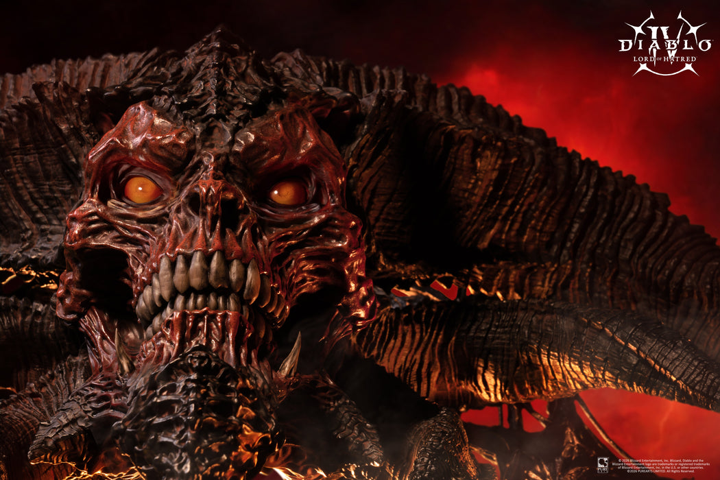 PureArts: Diablo IV Lord of Hatred - Mascara de Mephisto Replica Escala 1/2