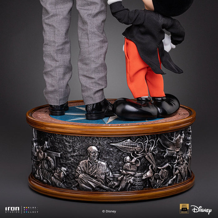 Iron Studios: Clasicos de Disney - Walt Disney y Mickey Mouse Legacy Replica 1/4