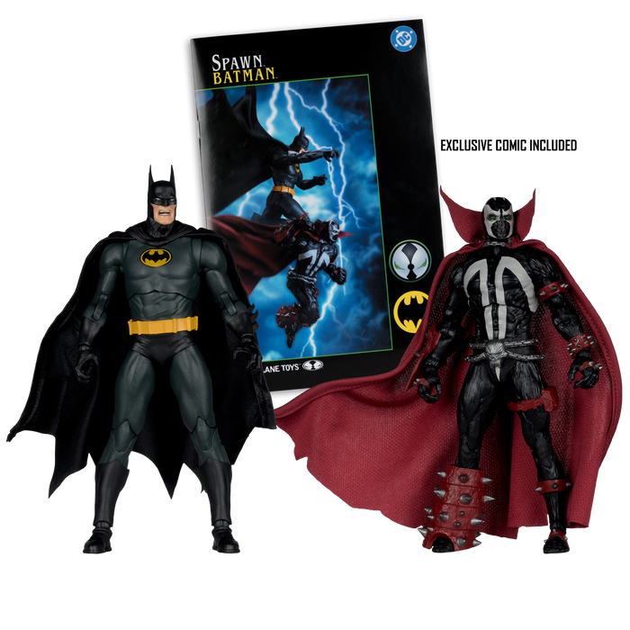 Mcfarlane Collector Edition: Batman Num 8 - Batman Y Spawn Gold Label 7 Pulgadas 2 Pack