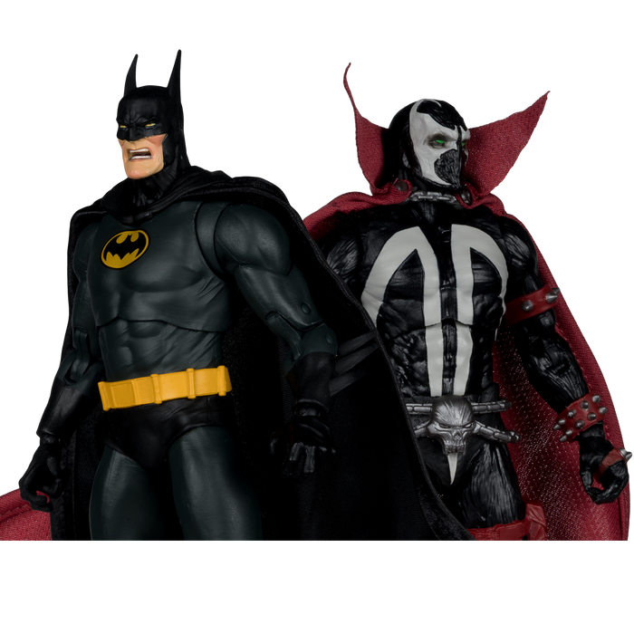 Mcfarlane Collector Edition: Batman Num 8 - Batman Y Spawn Gold Label 7 Pulgadas 2 Pack
