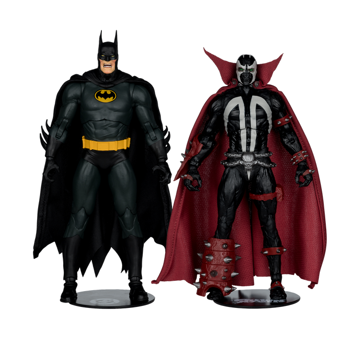 Mcfarlane Collector Edition: Batman Num 8 - Batman Y Spawn Gold Label 7 Pulgadas 2 Pack