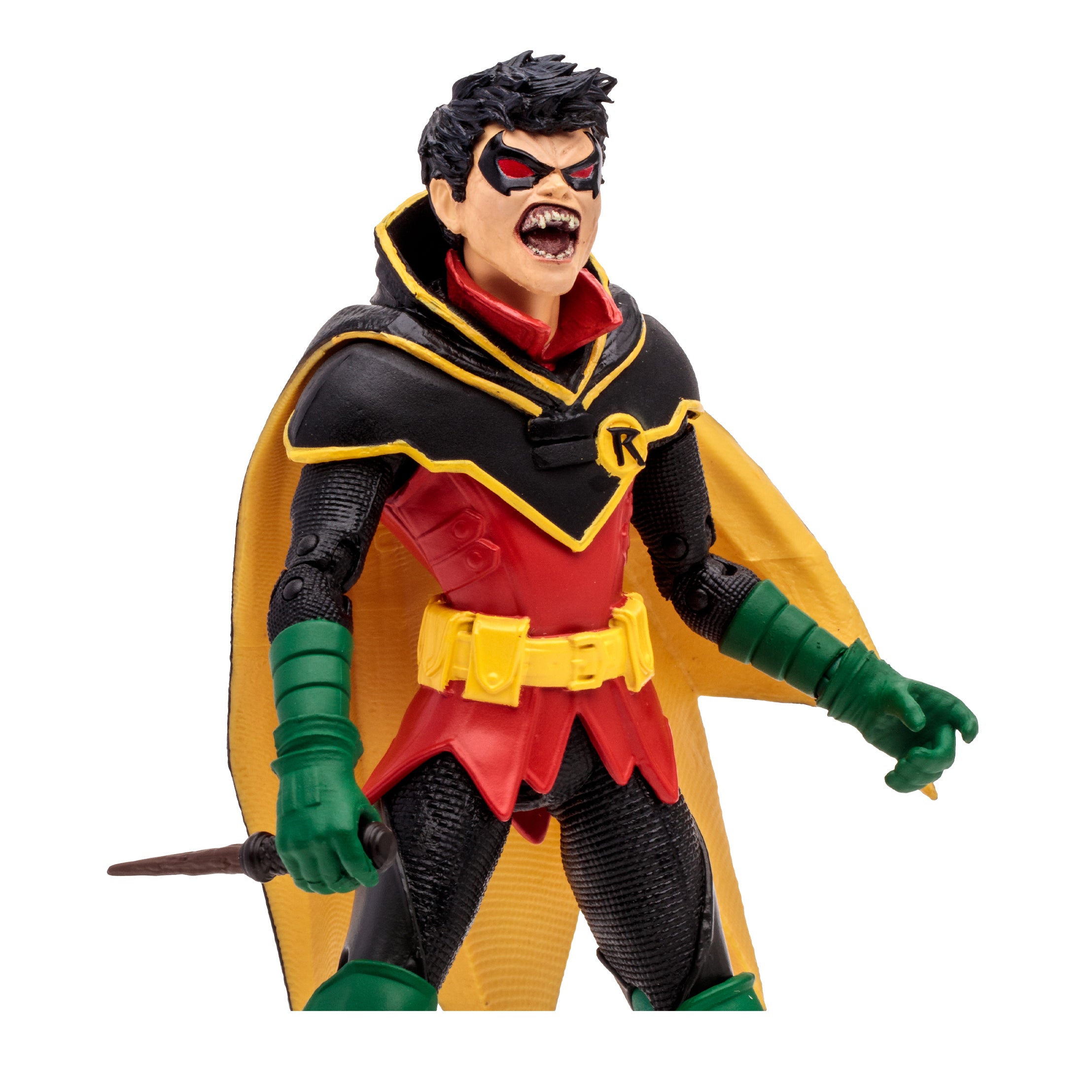 McFarlane Figura de Accion: DC Vs Vampiros - Damian Wayne Robin Gold Label 7 Pulgadas