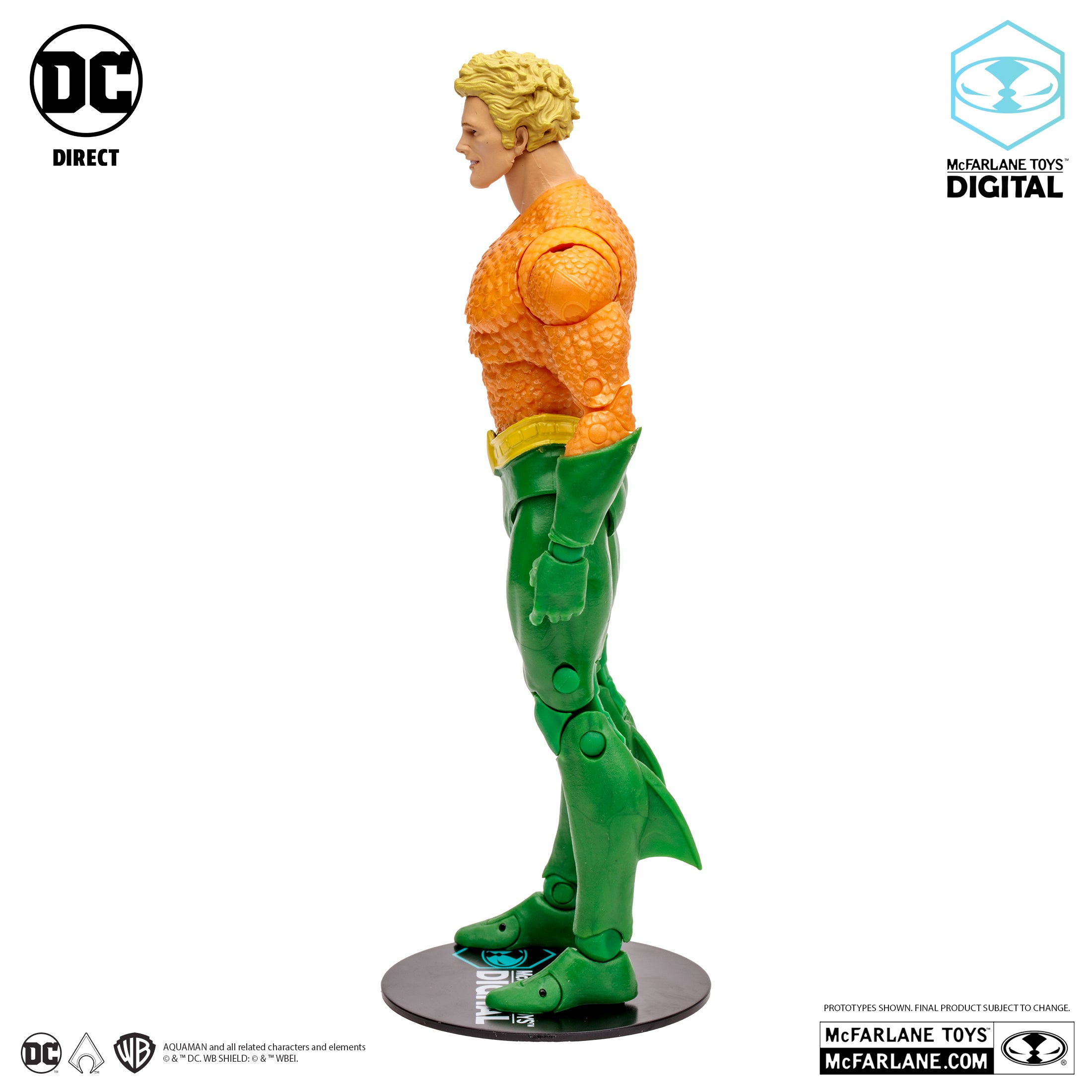 McFarlane DC Direct Figura de Accion Digital Collectible: DC Comics Classic - Aquaman 7 Pulgadas