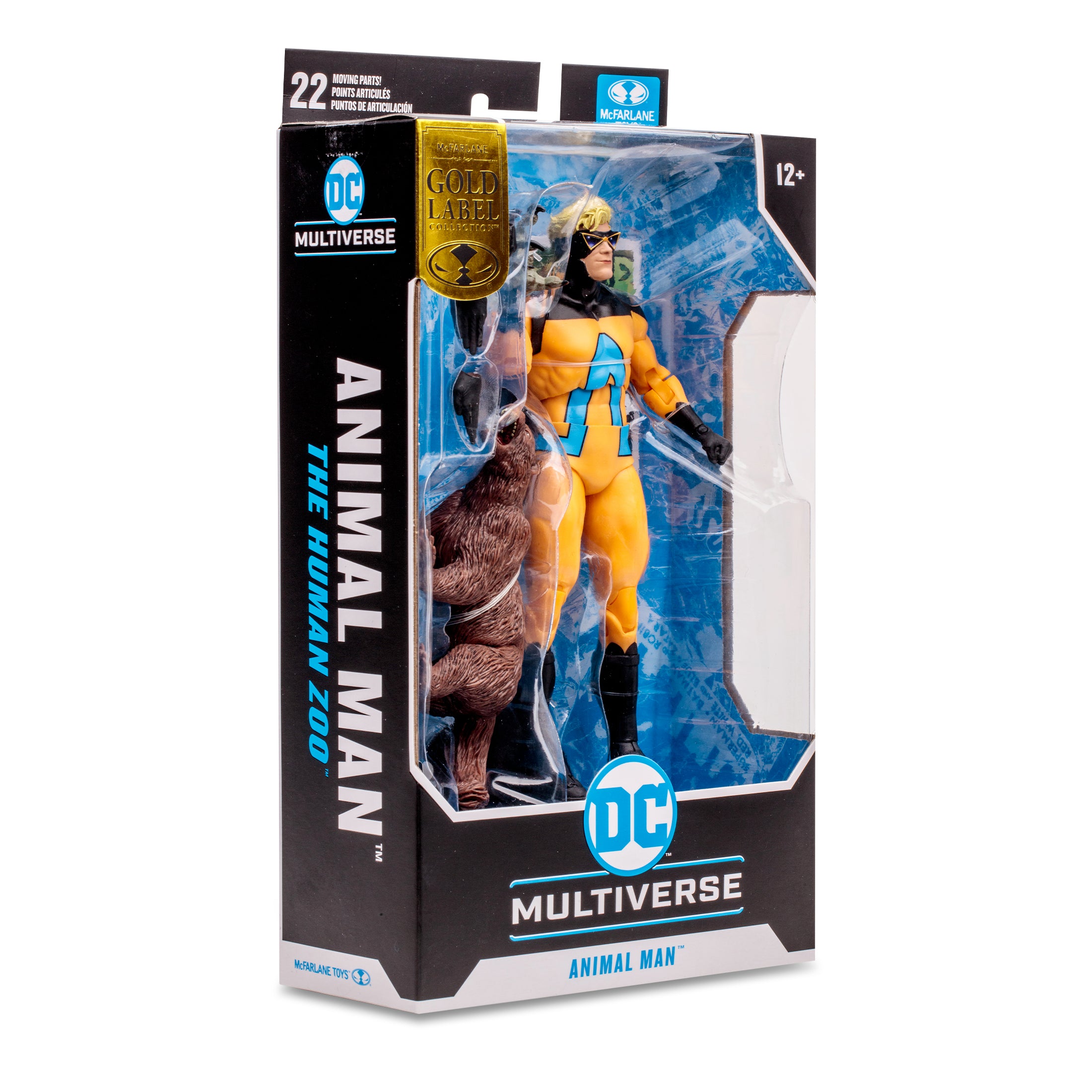 McFarlane Figura de Accion: DC Comics - Animal Man Gold Label 7 Pulgadas