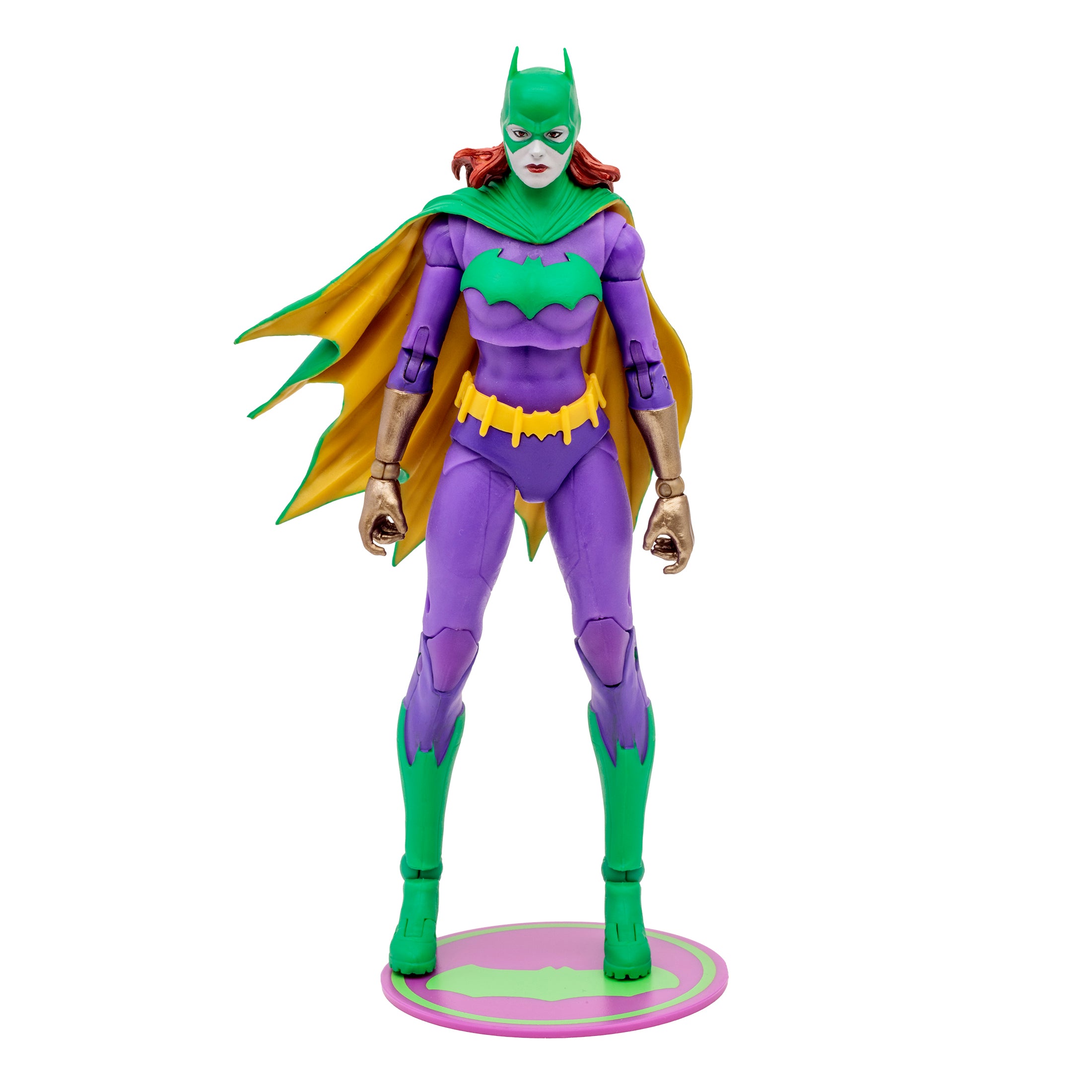 McFarlane Figura de Accion: Dc Comics Batman Three Jokers - Batgirl Jokerizada Gold Label 7 Pulgadas