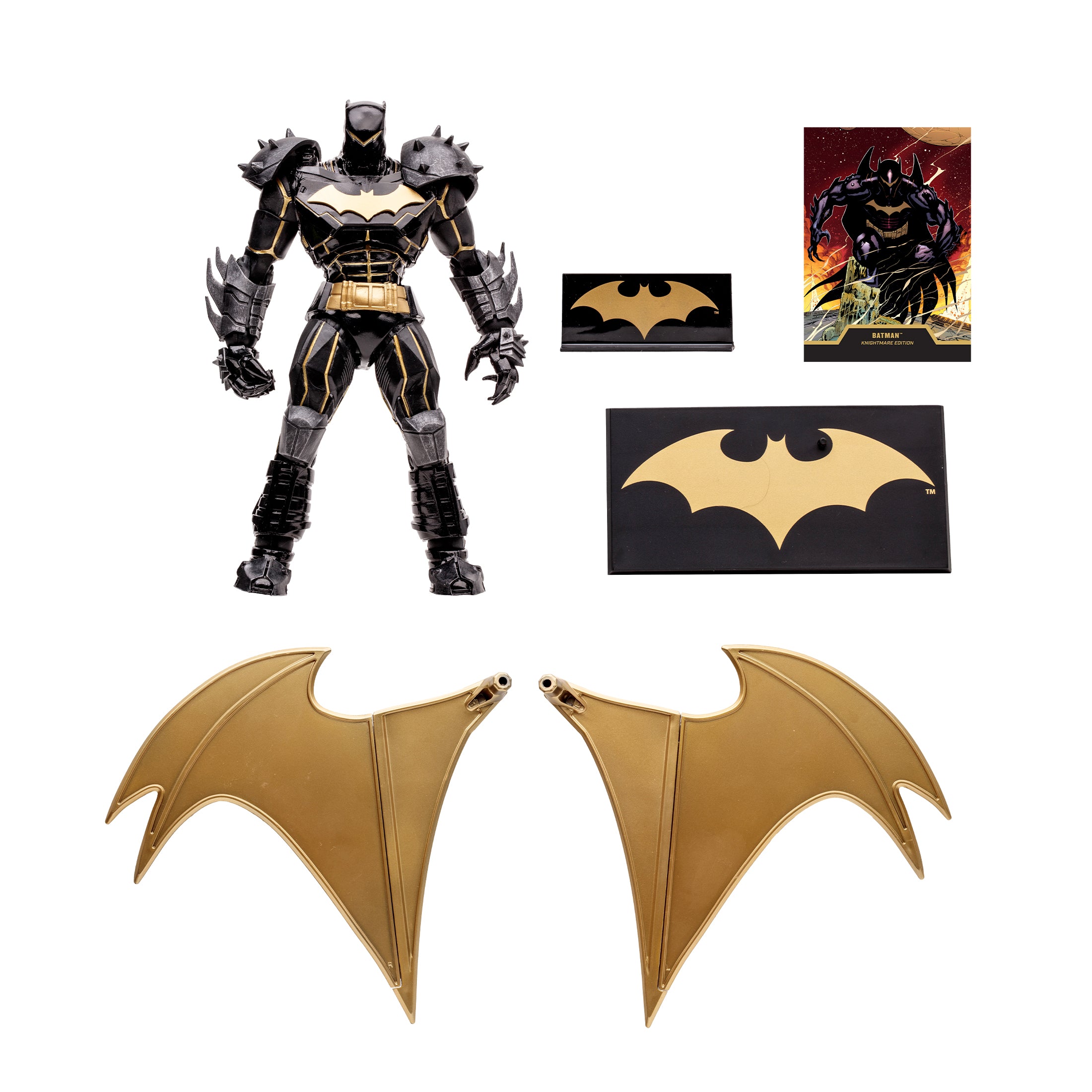 McFarlane Figura de Accion: DC Injustice 2 - Batman Knightmare Gold Label 7 Pulgadas