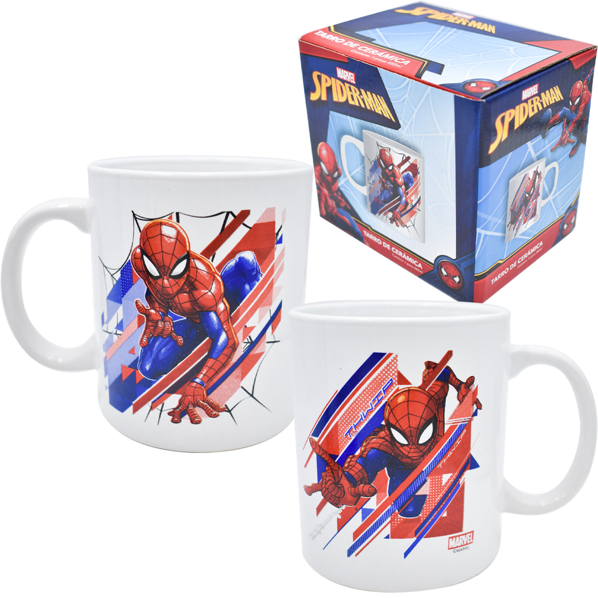 Fun Kids Tarro De Ceramica Con Caja: Marvel - Spiderman 480 ml