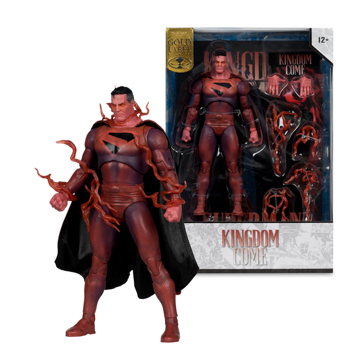 Mcfarlane Dc Multiverse Cover Recreations: Kingdom Come - Superman Gold Label 7 Pulgadas