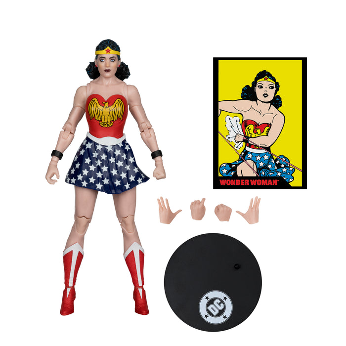 Mcfarlane Dc Direct Page Punchers: Wonder Woman Num 1 - Wonder Woman 7 Pulgadas Con Comic
