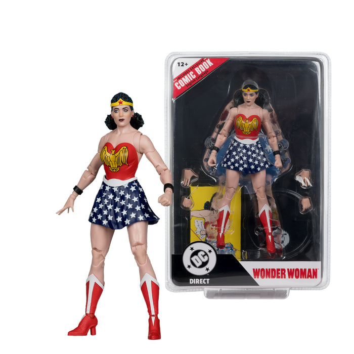 Mcfarlane Dc Direct Page Punchers: Wonder Woman Num 1 - Wonder Woman 7 Pulgadas Con Comic