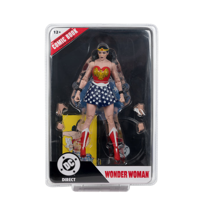 Mcfarlane Dc Direct Page Punchers: Wonder Woman Num 1 - Wonder Woman 7 Pulgadas Con Comic