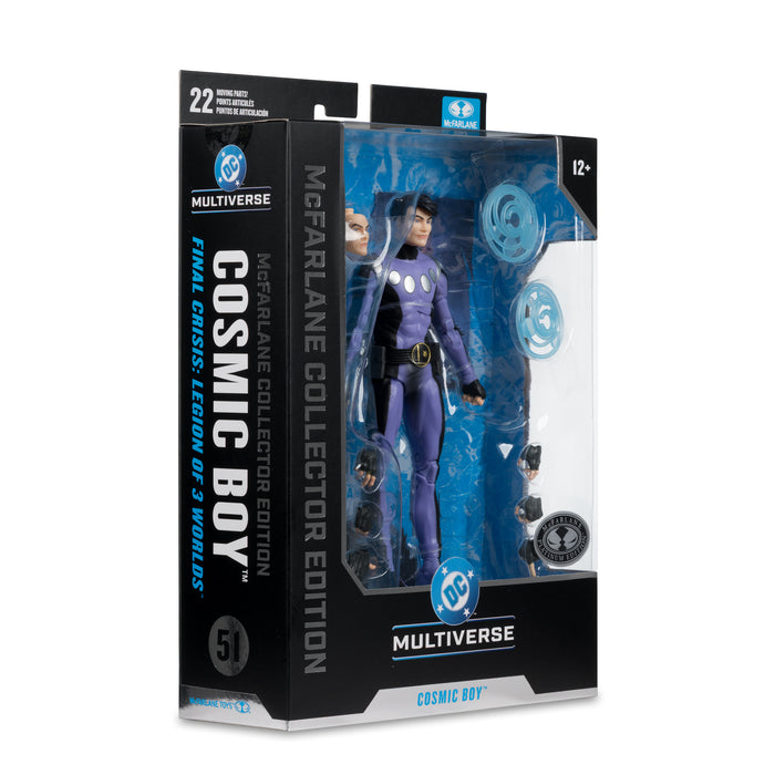 Mcfarlane Collector Edition: Final Crisis - #51 Cosmic Boy 7 Pulgadas